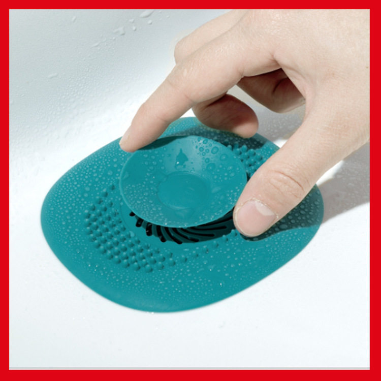 Push-type floor drain deodorant cover washbasin pool filter hair plug bathroom deodorant pipe seal plug