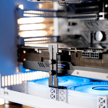 Fixed Bracket for Chassis Fan in Sea View Room, L-Shaped Computer Graphics Card Holder, Graphics Card Anti-Sagging Support Bracket