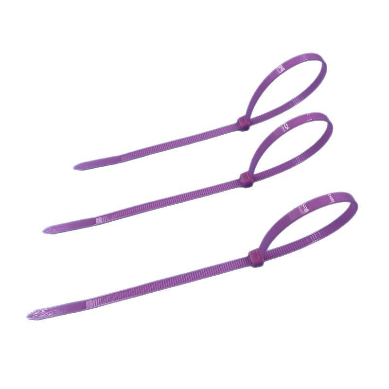 Crafts binding fixed pink cable tie color plastic toy binding belt 5*250mm self-locking