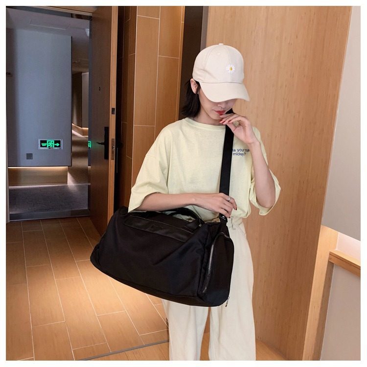 Travel Bag, Women's Large-Capacity Fitness Bag, Men's Dry and Wet Separation Sports Bag, Lightweight Portable Luggage Bag, Short-Distance Travel Bag