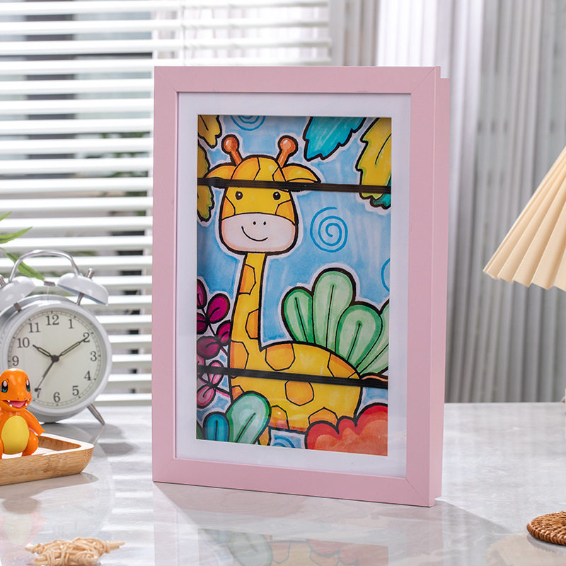Flip Photo Frame KidsArtFrame Cross-border Hot Selling Children's Art Magnetic Frame Storage Photo Frame