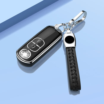 Suitable for Mazda Car Key Cover Cx4 Bag Cx5 Angkesela 3 Atez 6 Ruiyi 7 Buckle Cx9 High-End Shell