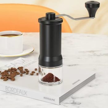 Hand-Cranked Coffee Grinder Coffee Bean Grinder Coffee Household Manual Hand Brewing Appliance Portable Small Hand Grinder Coffee Machine