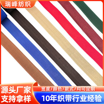 600D Herringbone Edge Bag Webbing Satchel School Bag Backpack with Polypropylene Twill Belt Pp Edge with Piping Strip