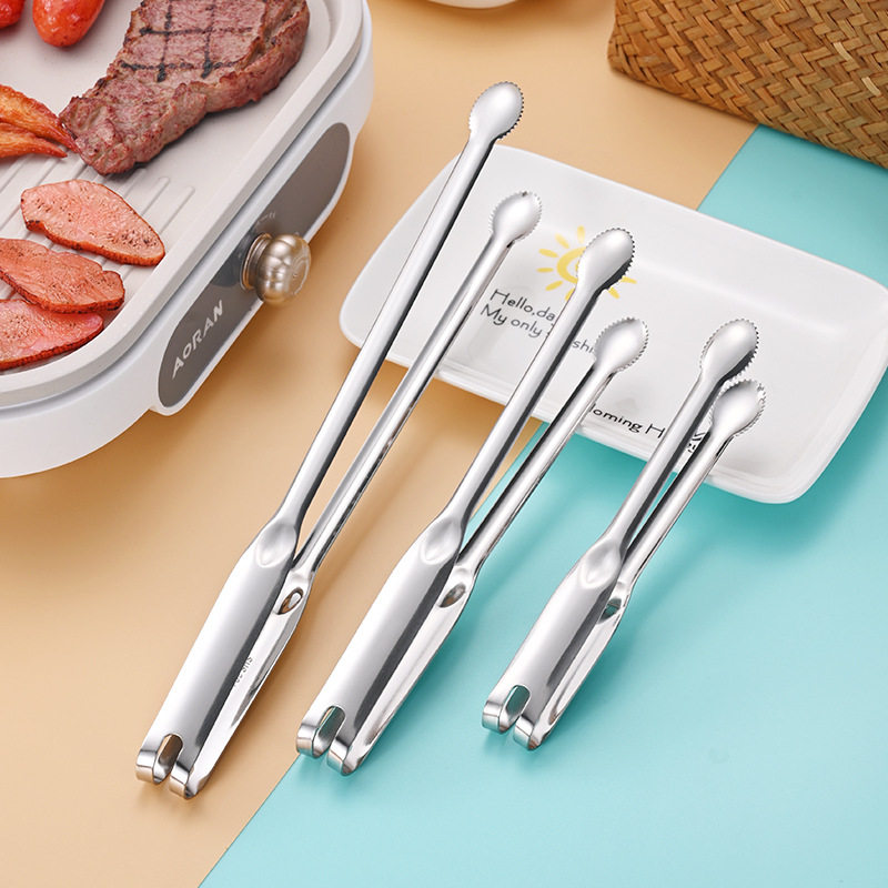 304 stainless steel food clip seafood raw fish clip Japanese cuisine fish fillet barbecue clip buffet barbecue clip tools