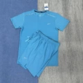 [ice silk quick dry] reflective cursor-nk set blue + blue