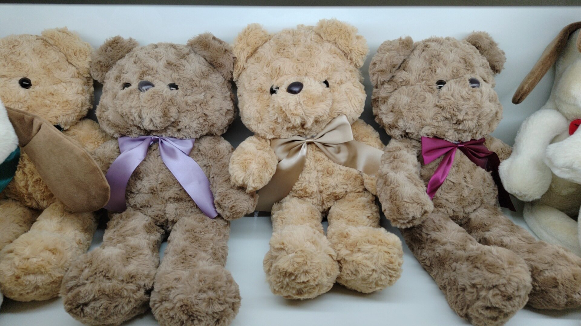 40厘米12寸大号毛绒玩具地推礼品娃娃婚礼互动公仔玩具活动定logo