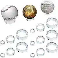 Spherical display rack egg holder round ball rack transparent ball rack jade jewelry display table