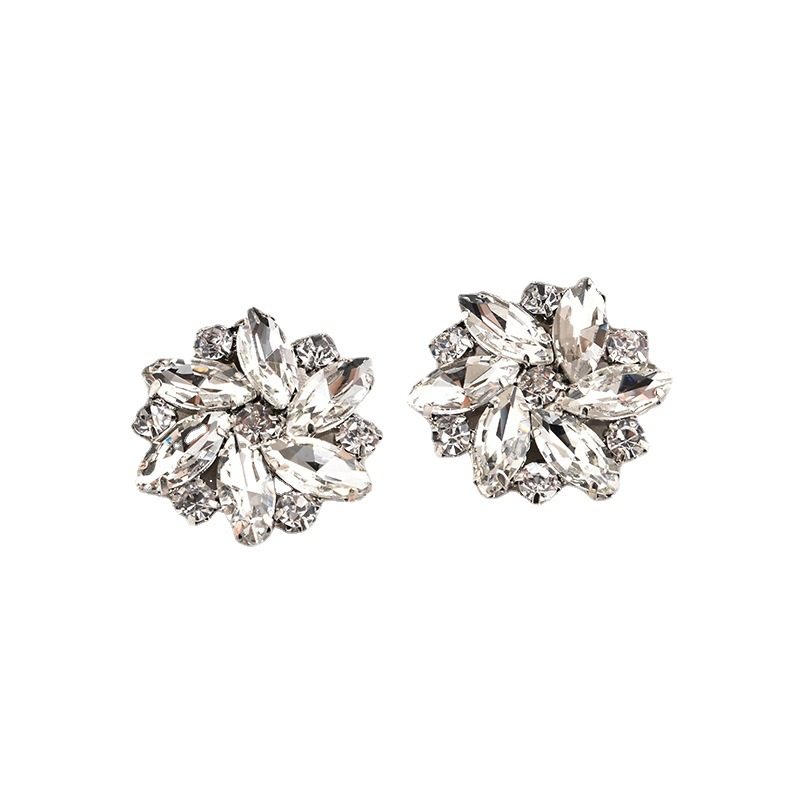 Cross-border source shoe flower Diamond removable decorative shoe clip all-match women's shoe accessories accessories single women's shoe clip