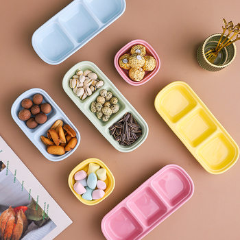 Ceramic Snack Dish Nordic Color Glaze Soy Sauce Dish Dip Vinegar Dish Two Three Four Ceramic Seasoning Flavor Dish