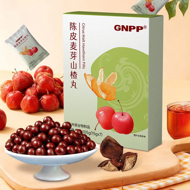 Customized Tangerine Peel, Malt, Hawthorn Pills, Jujube Kernels, Almonds, Red Dates, Wolfberry, Medicinal and Food-Sourced Cereal Products Oem