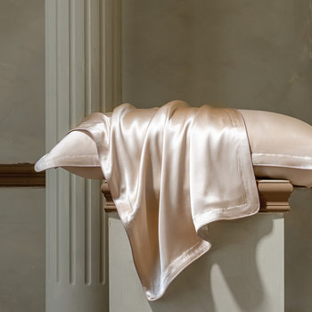 40 Mm Heavy Silk 6A Grade 100 Mulberry Silk Spinning Tencel Solid Color Household Pillow Case Pair