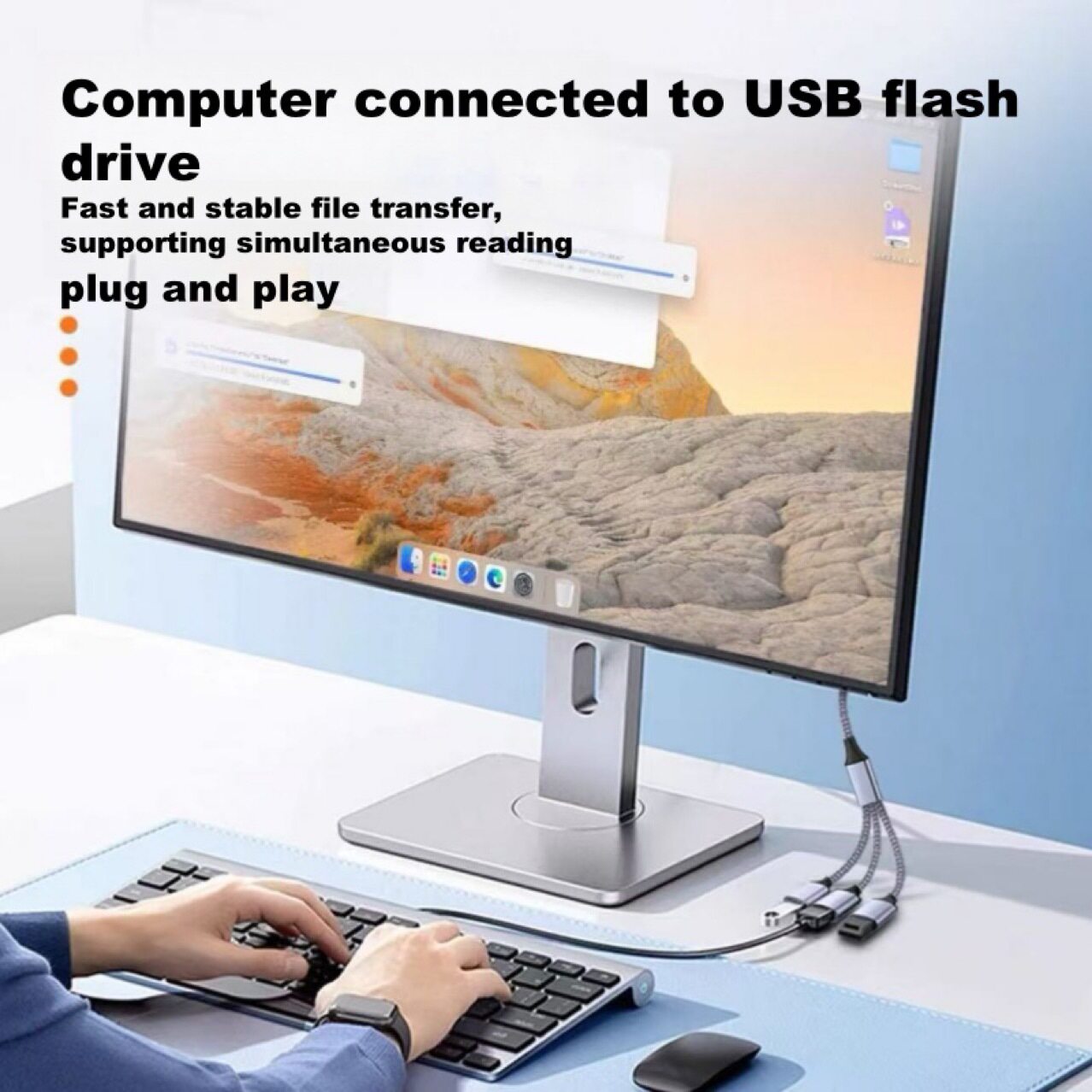 跨境批发usb拓展坞扩展器分线器充电多接口转换器手机电脑配件