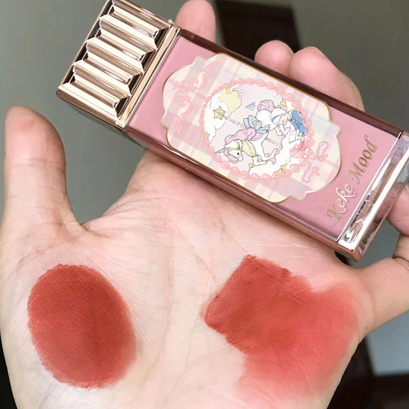 Kekemood Chocolate Shop Cloud Lip Cream Delicate, Thin, Silky, Matte, Long-Lasting, Not Easy to Fade Lipstick