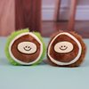Creative Cute Little Chestnut Plush Toy Doll Girl Bag Keychain Pendant Kidsren's School Bag Pendant Gift