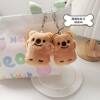 New Squeaky Bear Keychain Cute High-value Student Bag Pendant Accessories Girlfriend Couple Gift