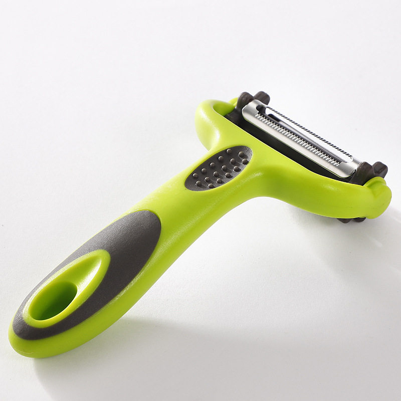 Paring Knife Three-In-One Multifunctional Fruit Knife Card Packaging Apple Scraper Potato Grater Peeler Melon Planer