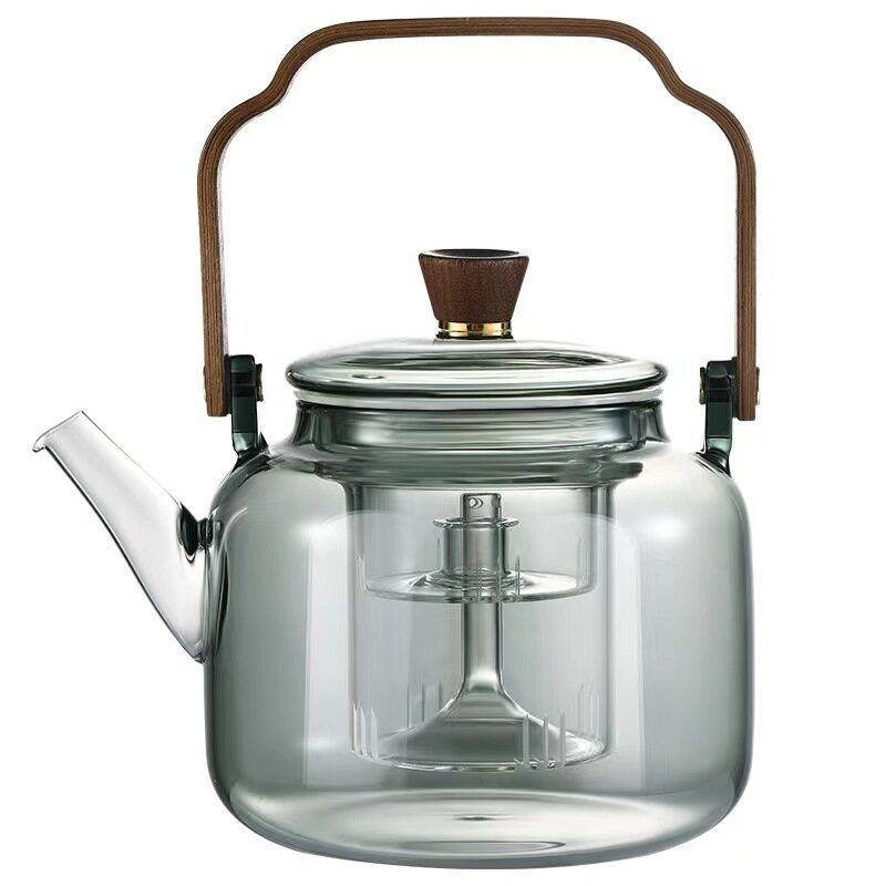 High Borosilicate Glass Teapot Tilder Pot Cooking Integrated Thickened Large Capacity Tea Boiling Teapot Electric Ceramic Stove Kettle