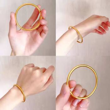 Vietnamese Sand Gold Bracelet for Women, Two Generations of Lotus Pod Chain, Ancient Color Bracelet, Non-Fading, Light Luxury Transfer Beads