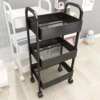 Trolley storage rack kitchen floor multi-layer snack baby bedroom bathroom mobile storage rack toy