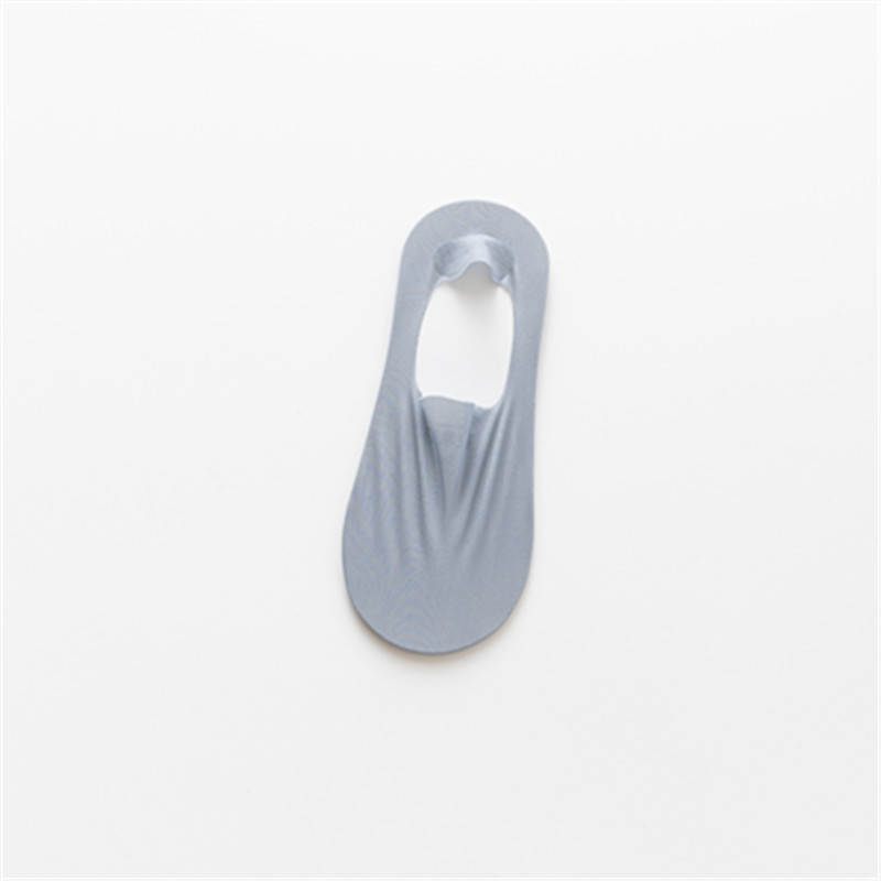 冰丝浅口船袜子女夏天 纯色棉底隐形薄款短袜 硅胶防滑不掉跟袜套