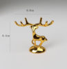 Factory wholesale creative light luxury plastic Golden Deer decoration tissue box candy box decoration home lighting accessories