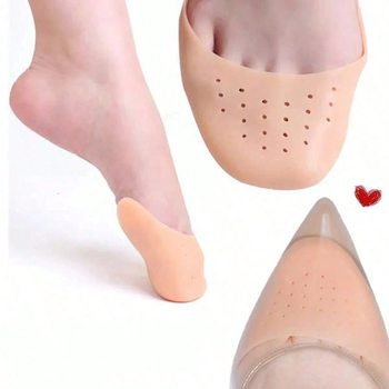 Manufacturer Wholesale Silicone Ballet Toe Covers, Toe Forefoot Protective Covers, High Heels Half Size Pads, Foot Care