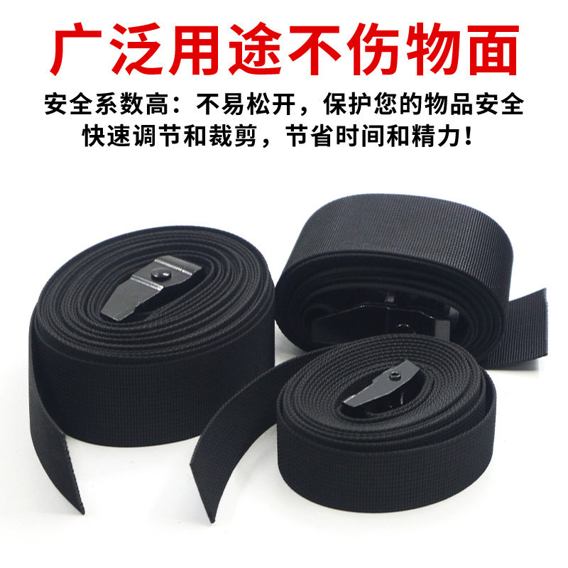 Zinc Alloy buckle cargo binding belt car cargo transport tensioner card board luggage box fixed logistics cable tie
