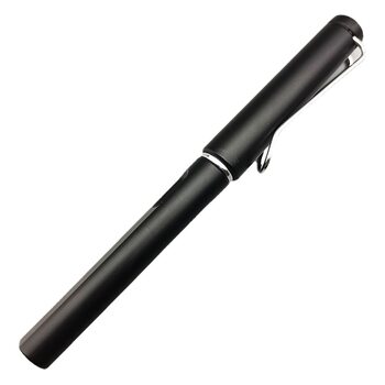 Customized Logo Black Gel Pen with Printed Text, Advertising Qr Code, Business Promotion Carbon Gift Pen, in Stock