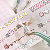 Ji Lüxin's Lover Deco Line Series Glitter Sand Die-Cut Pet Tape Korean Style Divider Journal Tape