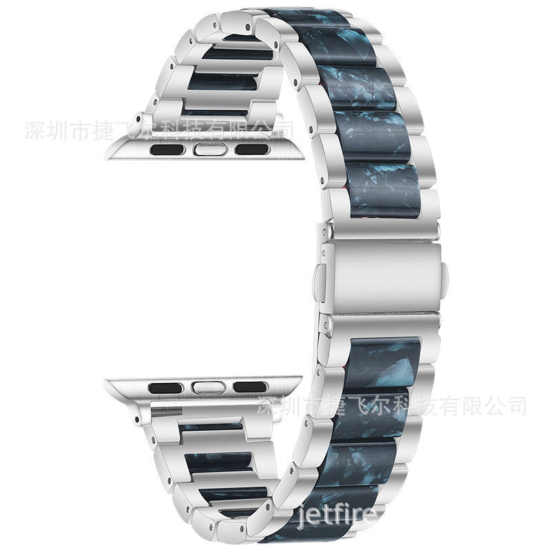 シルバー+ブルーの花