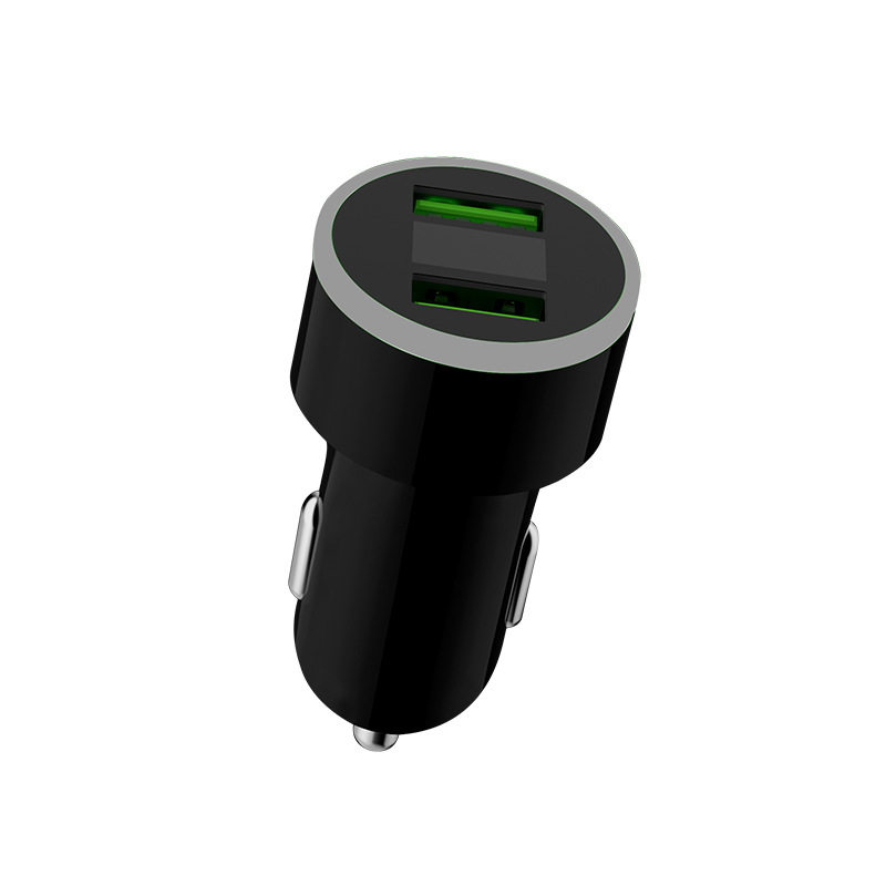 Dual USB Car Charger Super Fast Charging Digital Display Car Charger Suitable for Huawei 120W Mobile Phone Car Charger
