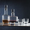 Industrial and Trade Manufacturer's Simple and High-End Glass Wine Vessel, Modern and Simple, Elegant and Textured Decanter, Whiskey Set, Wine Bottle
