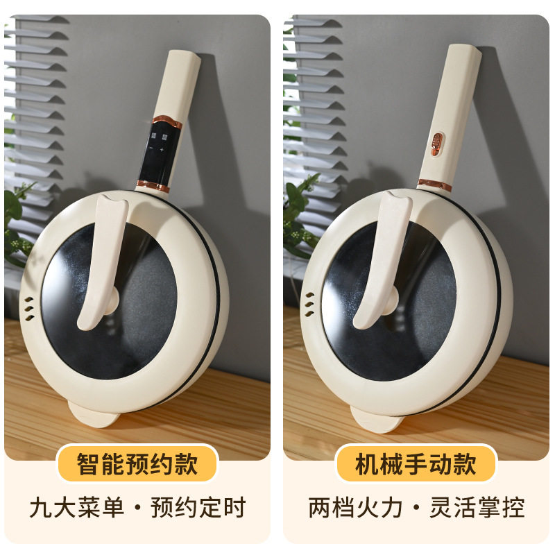 Factory direct electric cooking wok one multi-functional non-stick electric cooking pot household electric pot cooking frying electric fire
