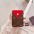 (luo)v-port magnetic card holder--red