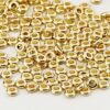 Spot Stainless Steel Wheel Beads Flat Tire Gold-Plated Spacer Beads Braided Rope Accessories Beads Multi-Specification Ready Stock