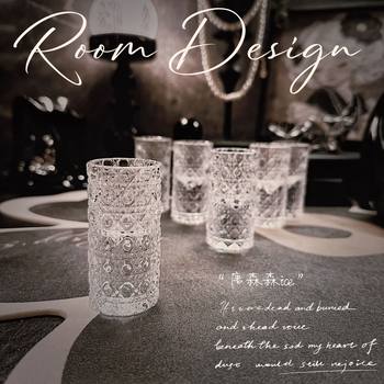 [Pack of Six] Light Luxury Household Shot Glass Crystal Thickeneded Glass Bullet Cup