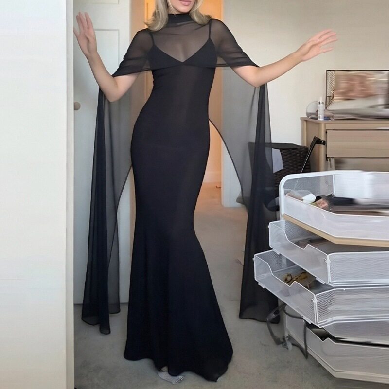 Womens Summer Dress Elegant Solid Color Slim Fit French Style Perfect for Casual Outings or Parties Wholesale