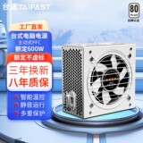 Тайваньский СКОРОСТНОЙ блок питания настольного компьютера TAIFAST ATX-600W мощностью 600 Вт с бесшумным двойным процессором и стабильным хостом ПК