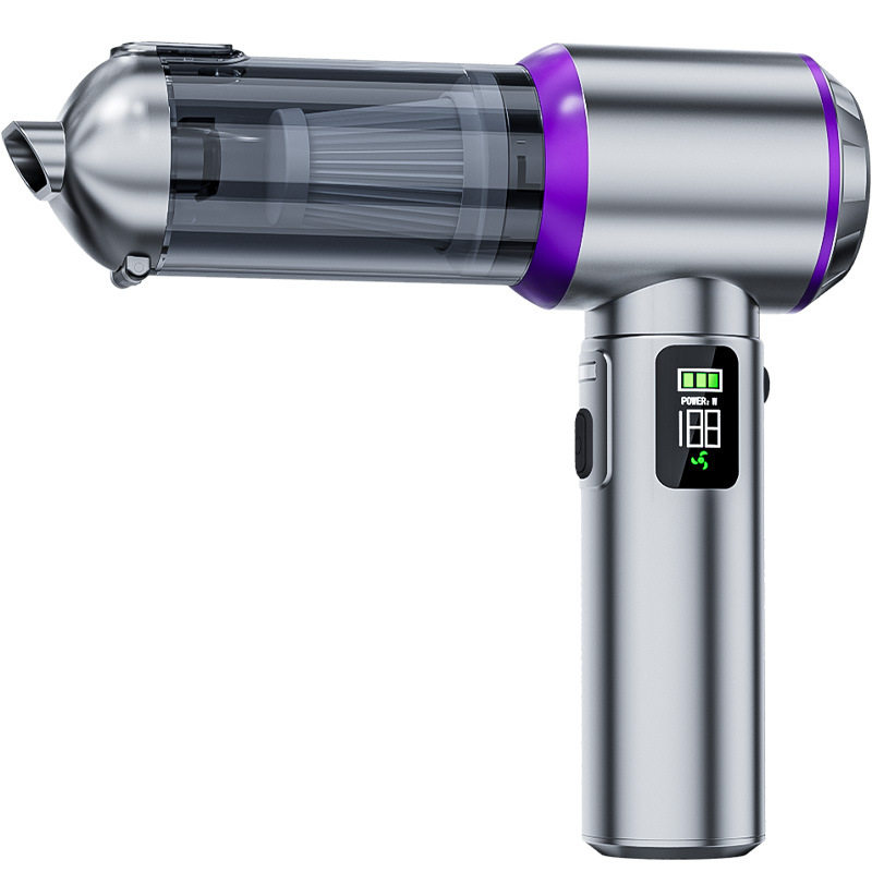 Car Vacuum Cleaner Cross-Border Brushless Suction and Blowing Brush Dust Removal Inflatable Air Blowing Suction Cordless Vacuum Cleaner High Power