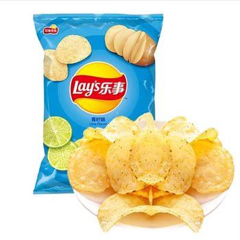 Everything Goes Well Snack Potato Chips 70g Lime Flavor Packaging Office Casual Popular Snack Puffed Food