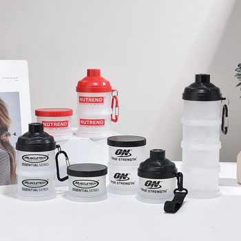 New Protein Powder Cup Fitness Protein Powder Box Small Box Plastic Portable Milk Powder Packaging Box Wholesale