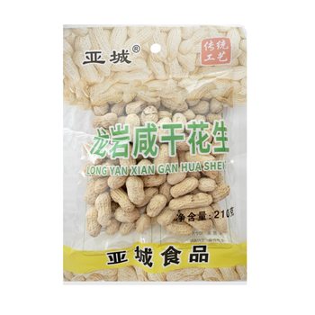 Longyan Peanut Yacheng 210g Garlic Peanut Sauce Peanut Salted Dried Peanut Snack Specialty Latest Date