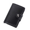 Cross-Border Popular Rfid Aluminum Box Card Holder Carbon Fiber Pu Anti-Theft Credit Card Holder Metal Automatic Card Ejection Card Box