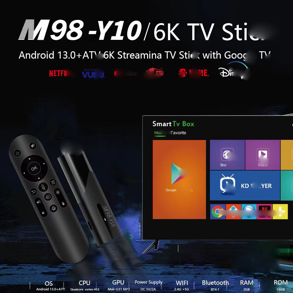 M98 Y10 Android Network Set-Top Box Mini Tv Box Tv Box Export Cross-Border Network Player