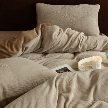 Light luxury high-end thickened milk velvet four-piece set high-grade warm winter double-sided coral velvet bed sheet quilt cover fitted sheet