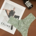 Green letter-thong