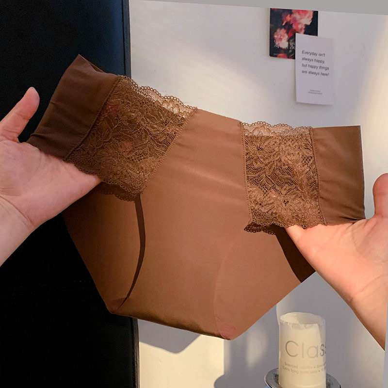 Sexy Lace Women's Briefs, High Elastic Elastic Waistband, Comfortable, Breathable, Skin-Friendly, Non-Restraint Underwear for Girls