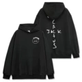 black hooded