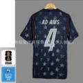 26 united states away game + printed no. 4 star + world cup badge